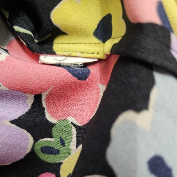 Kate Spade Wildflower Bouquet Blouse LARGE - Picture 2 of 8